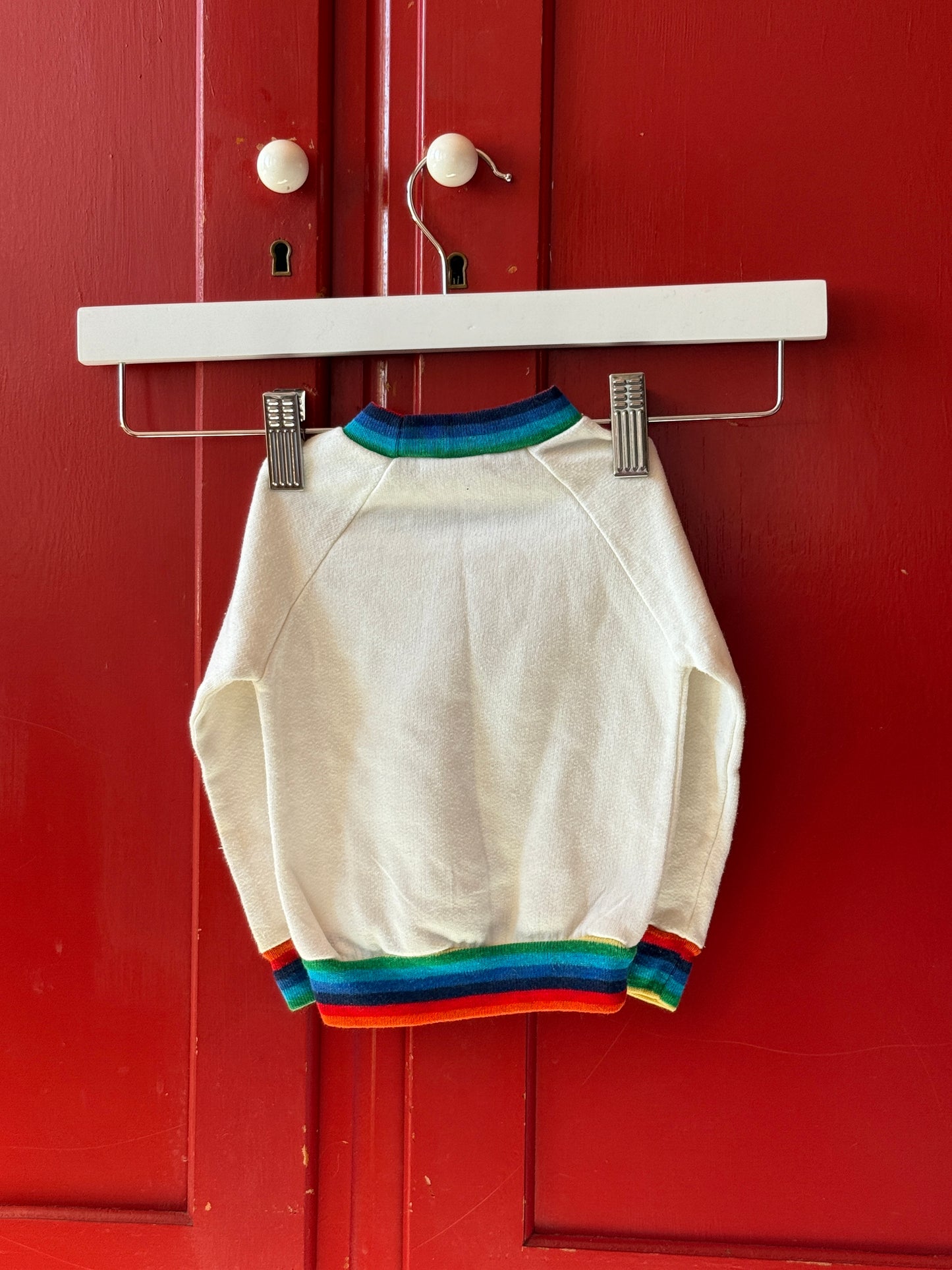 1970s Steamboat Rainbow Trim Sweatshirt