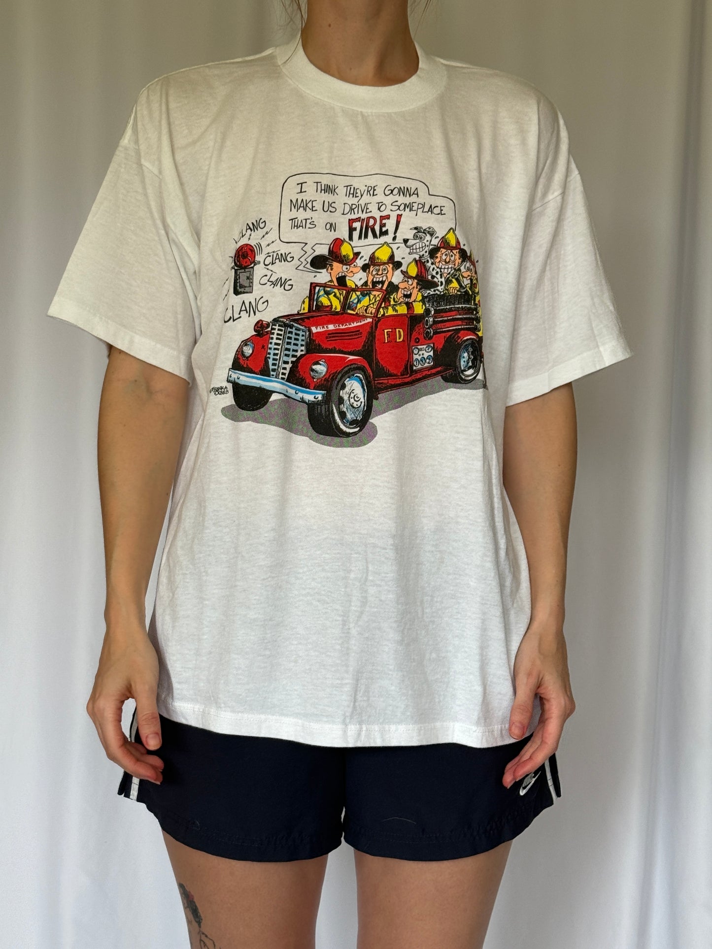 Fire Dept Tee | 90s
