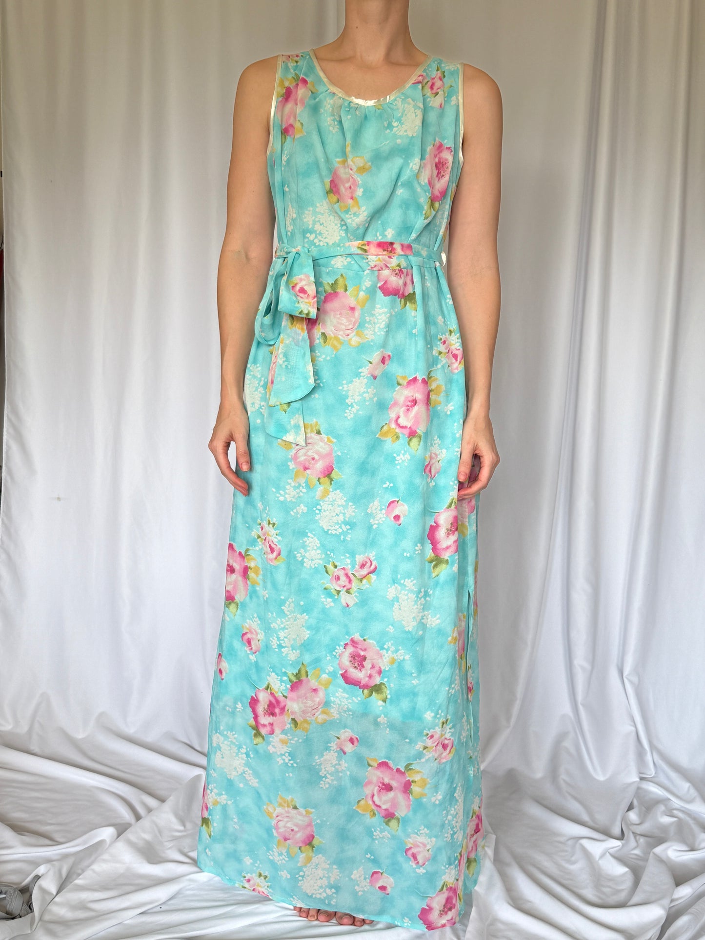 Chiffon Floral Maxi | 70s