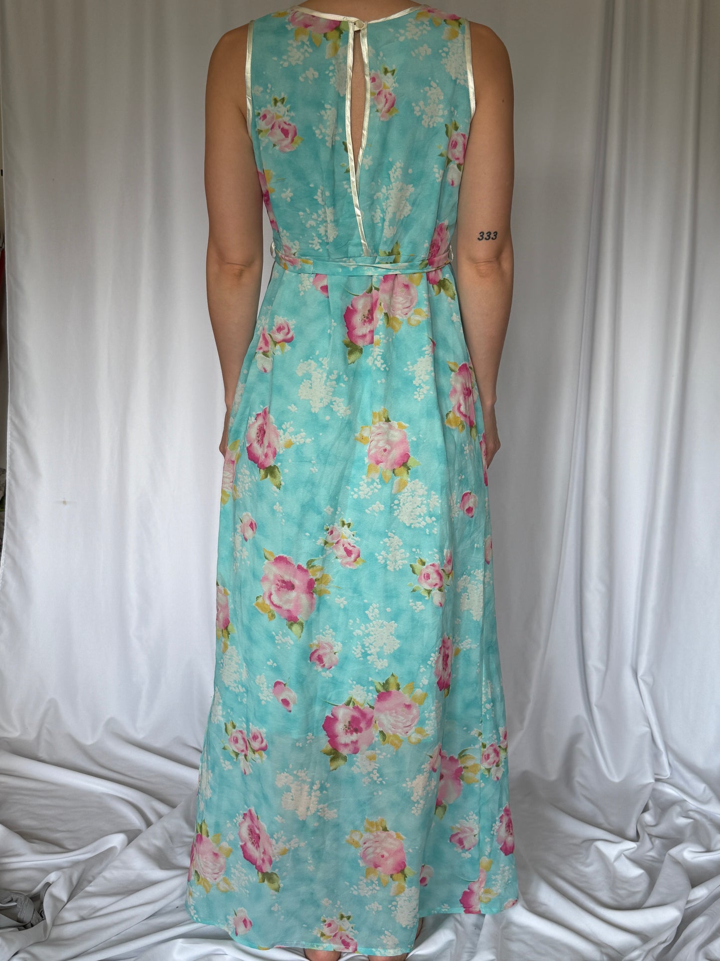 Chiffon Floral Maxi | 70s