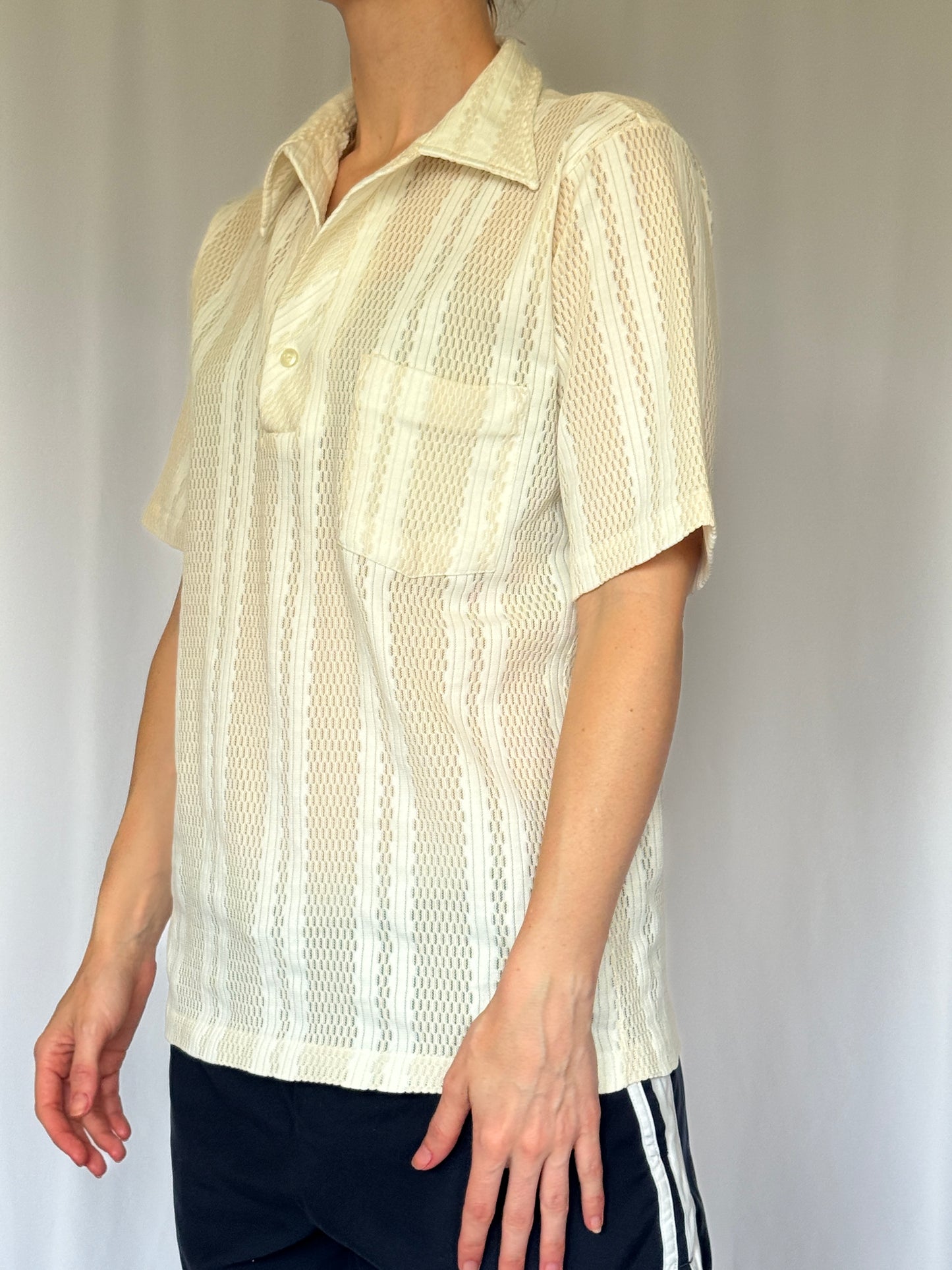 Mod knit Shirt | 60s