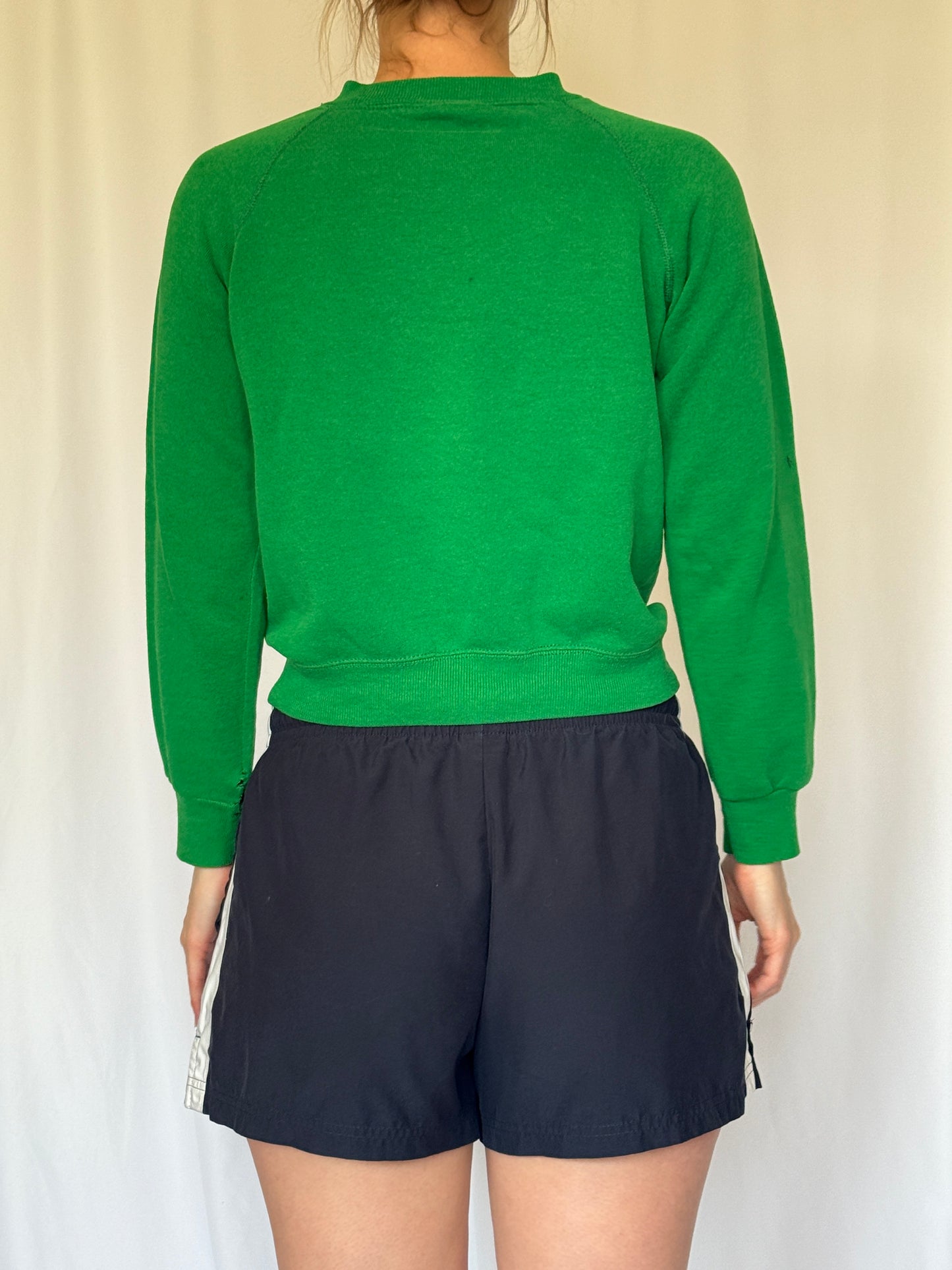 Green Track and Field Crewneck | 80s