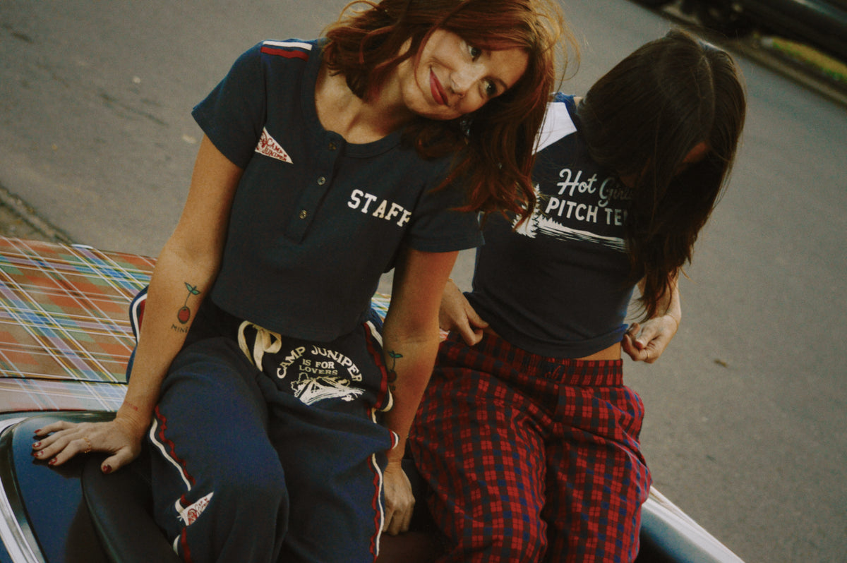 staff set: waffle pants