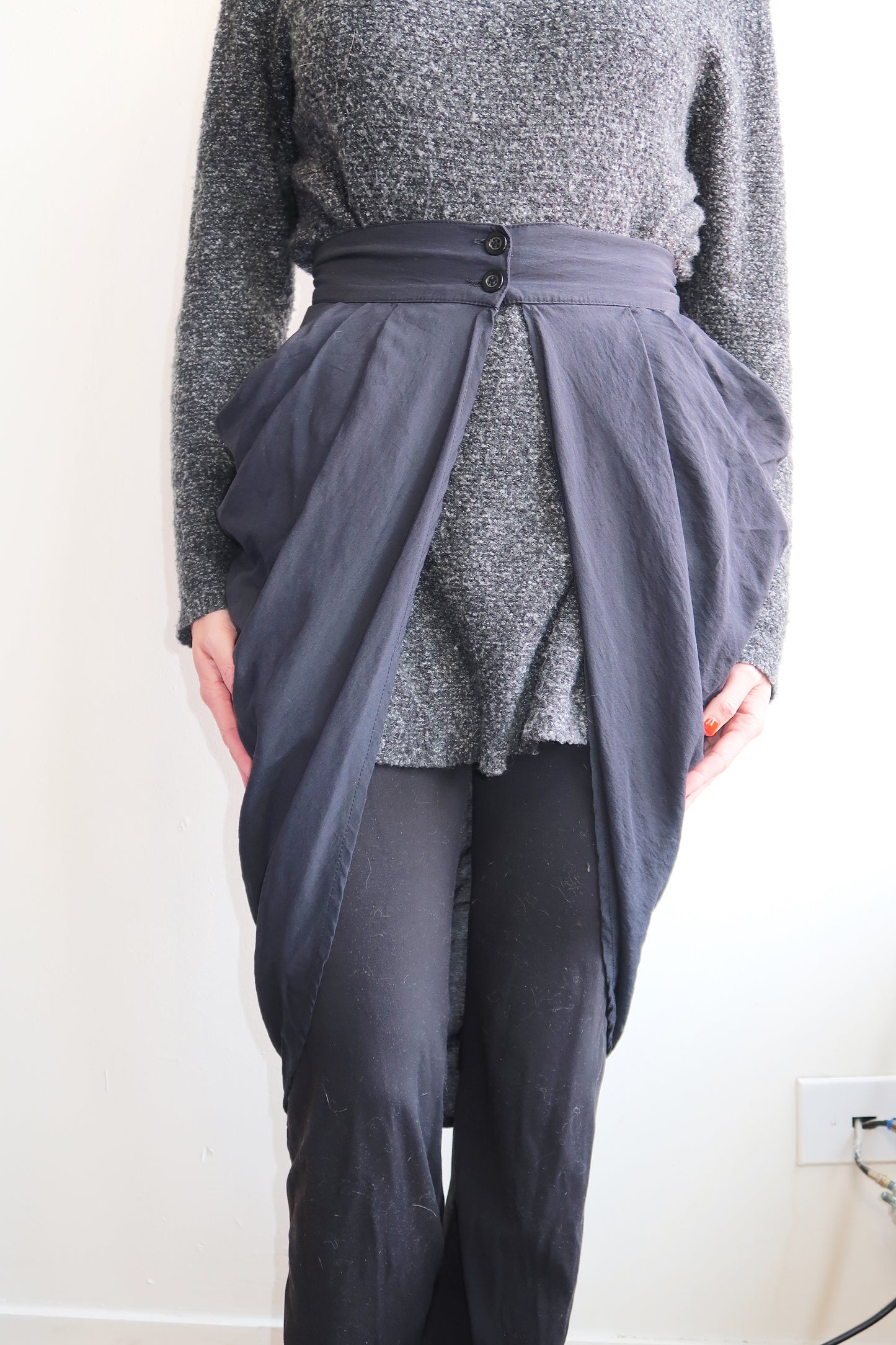 80s| Button skirt