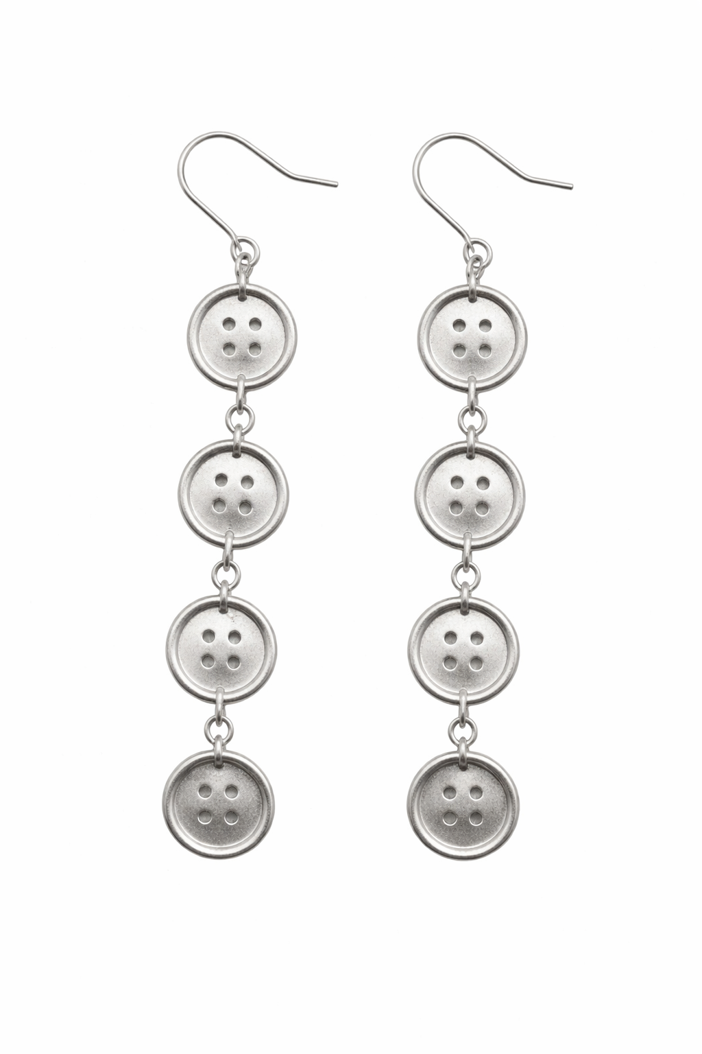 Button earrings