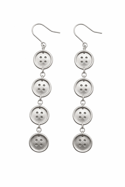 Button earrings