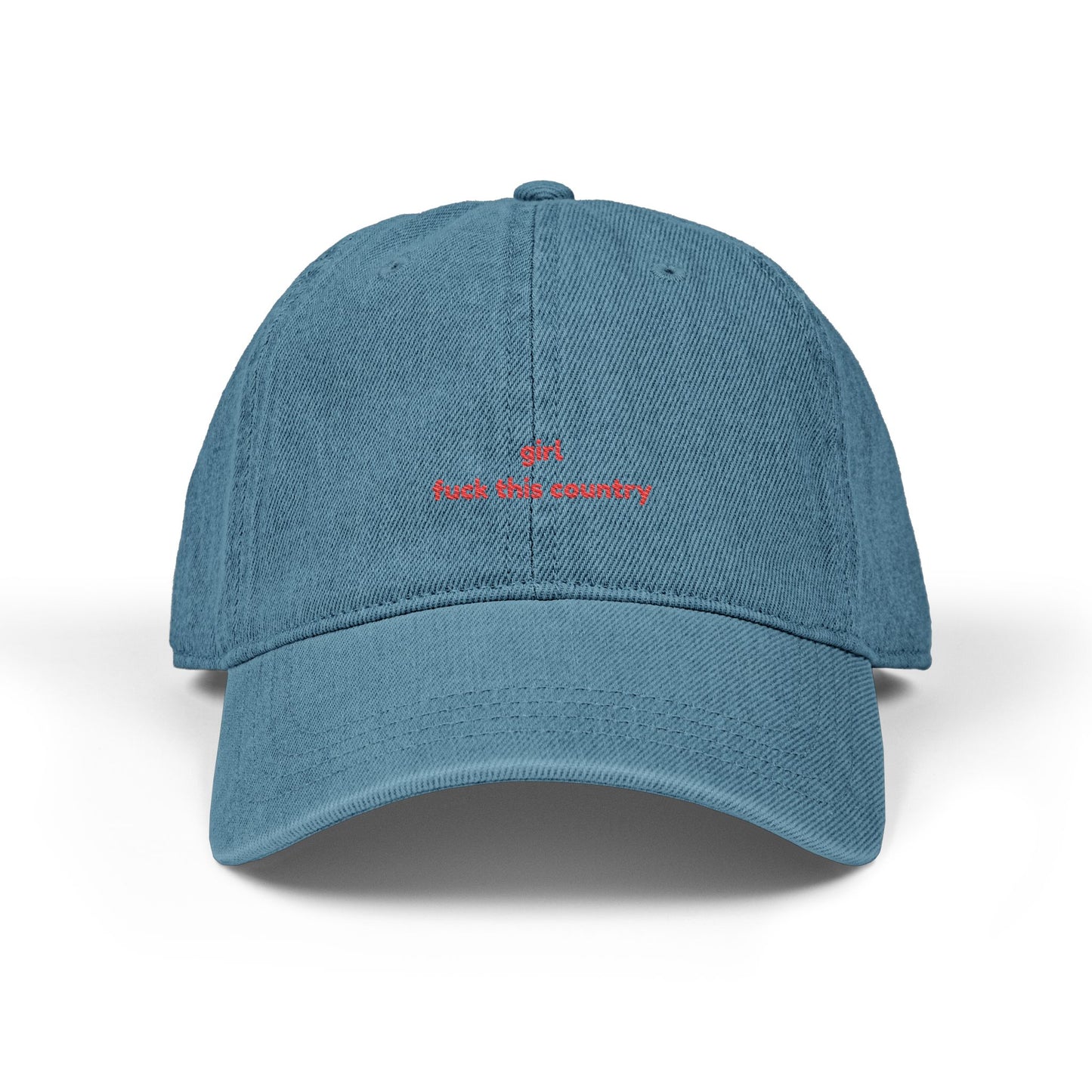 Girl fuck this country hat