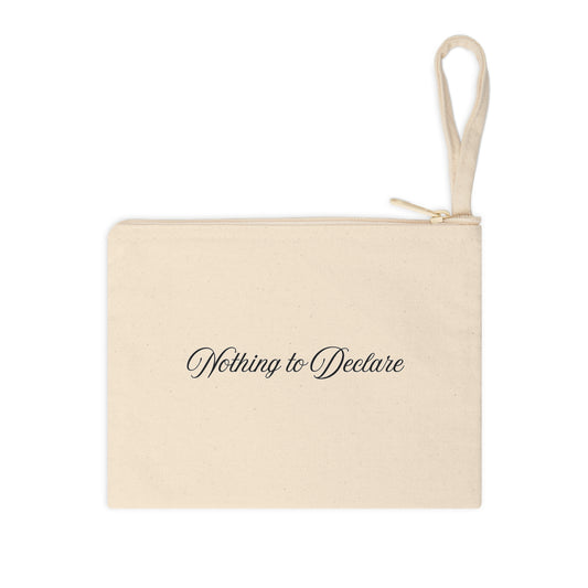 noting to declare travel pouch