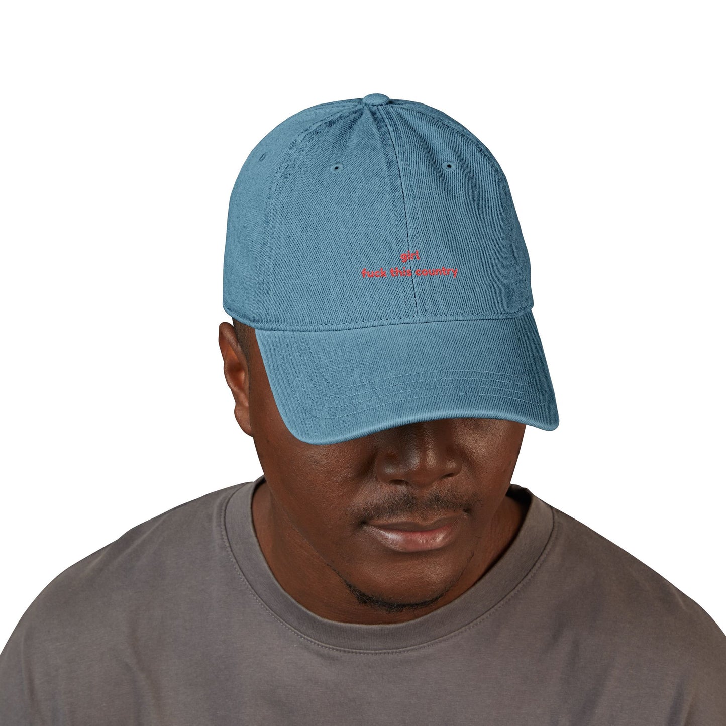 Girl fuck this country hat