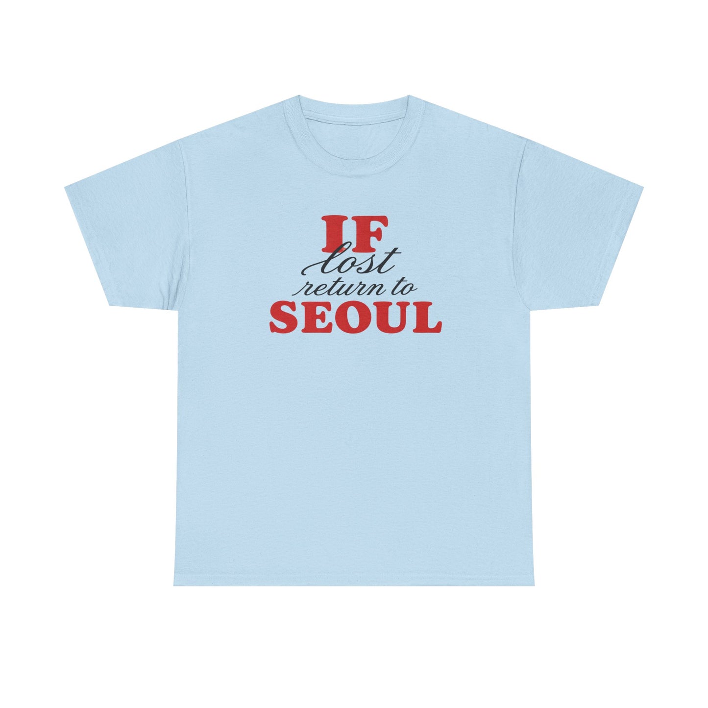 if lost return to seoul tee