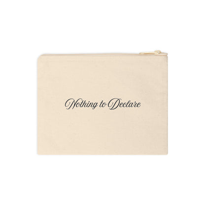 noting to declare travel pouch