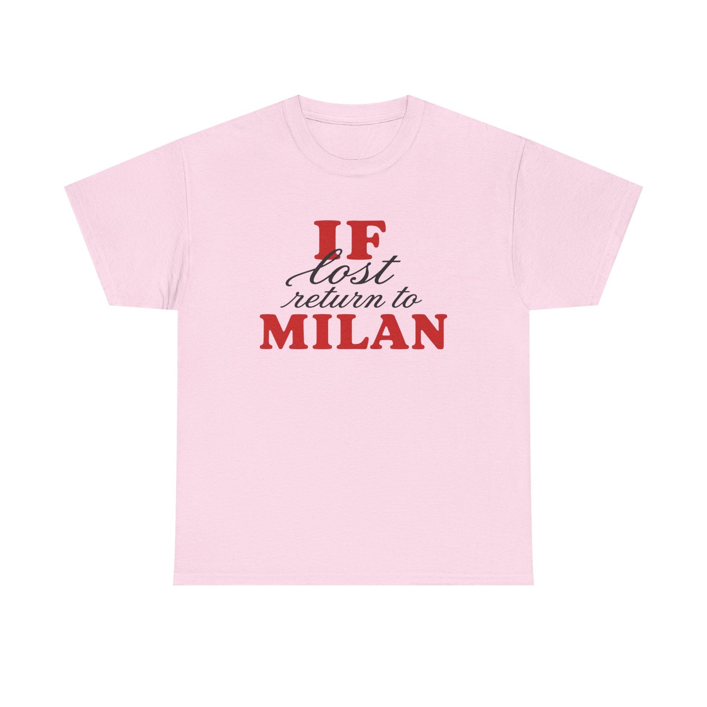 if lost return to milan tee