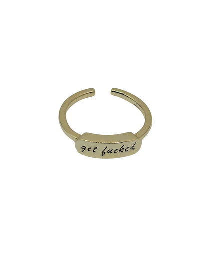 The "Get F*cked" Ring