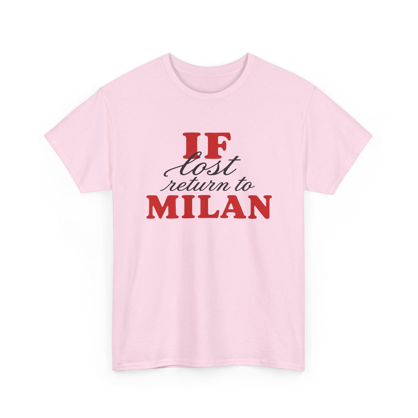if lost return to milan tee