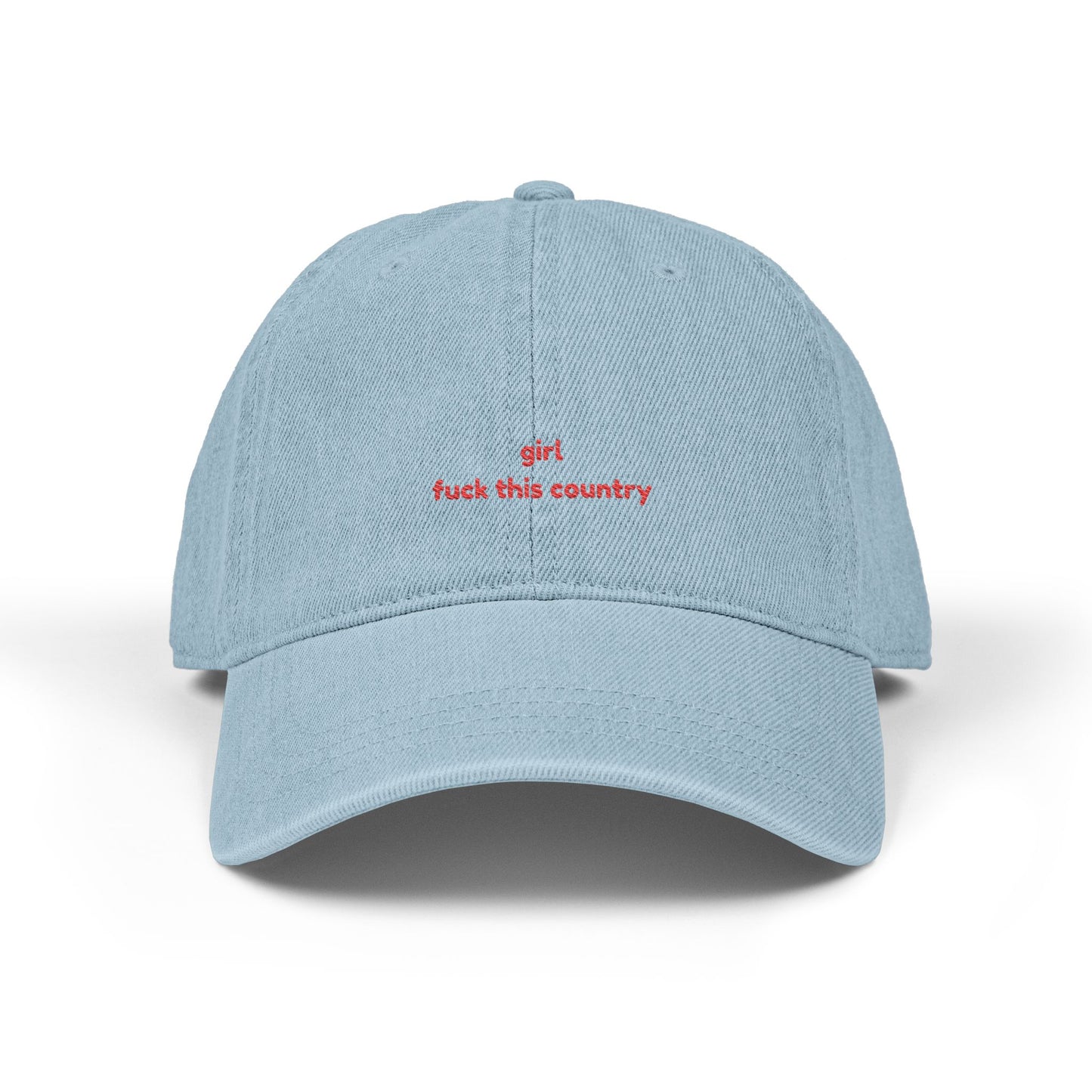Girl fuck this country hat