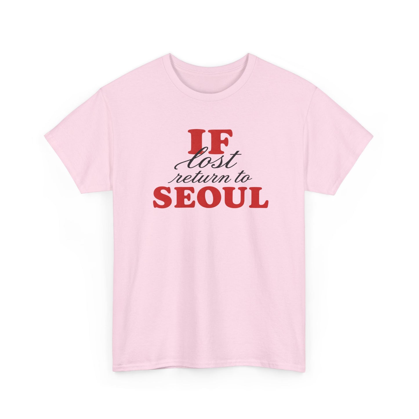 if lost return to seoul tee