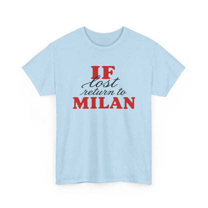 if lost return to milan tee