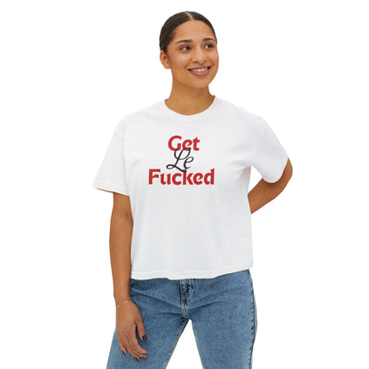 get le fucked boxy tee
