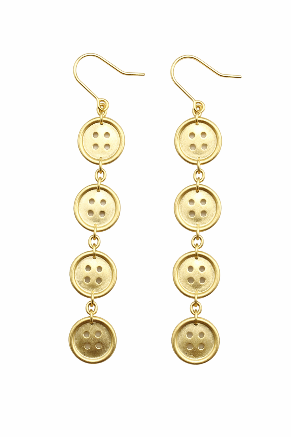Button earrings