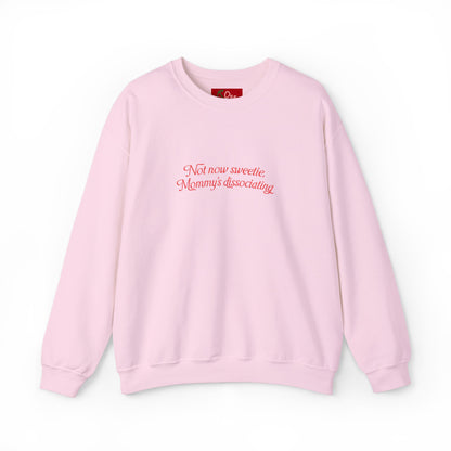 Mommy's Disassociating Embroidered Sweatshirt