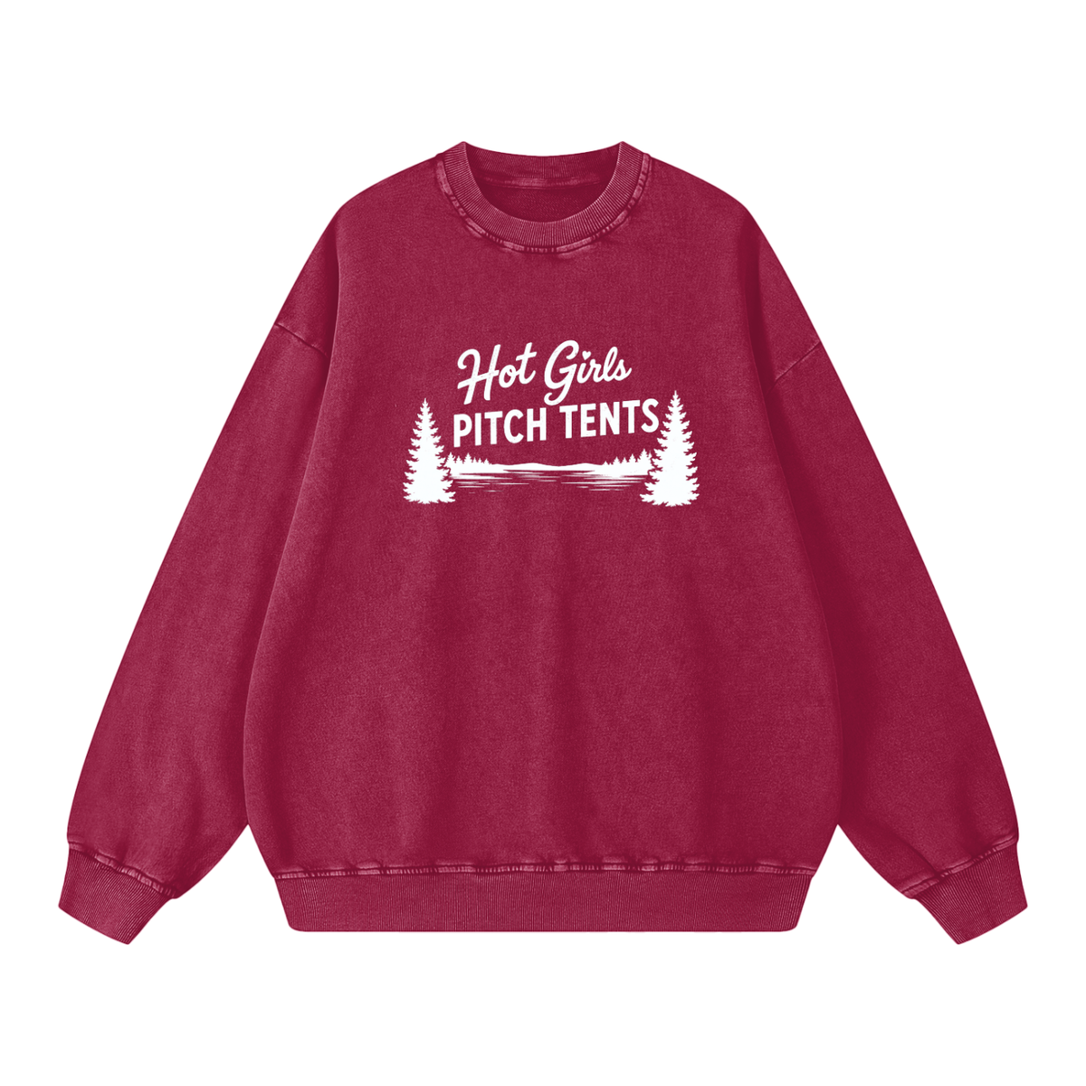 pitch a tent crewneck