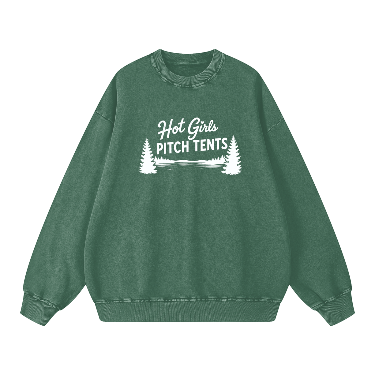 pitch a tent crewneck