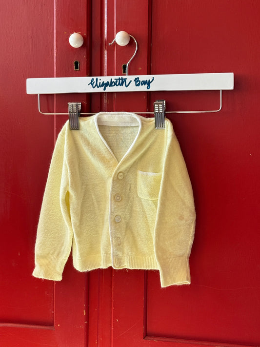 1960s Butter Yellow Cardigan