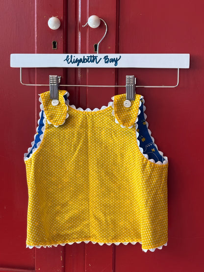 1970s Reversible Hippo & Polka Dot Vest