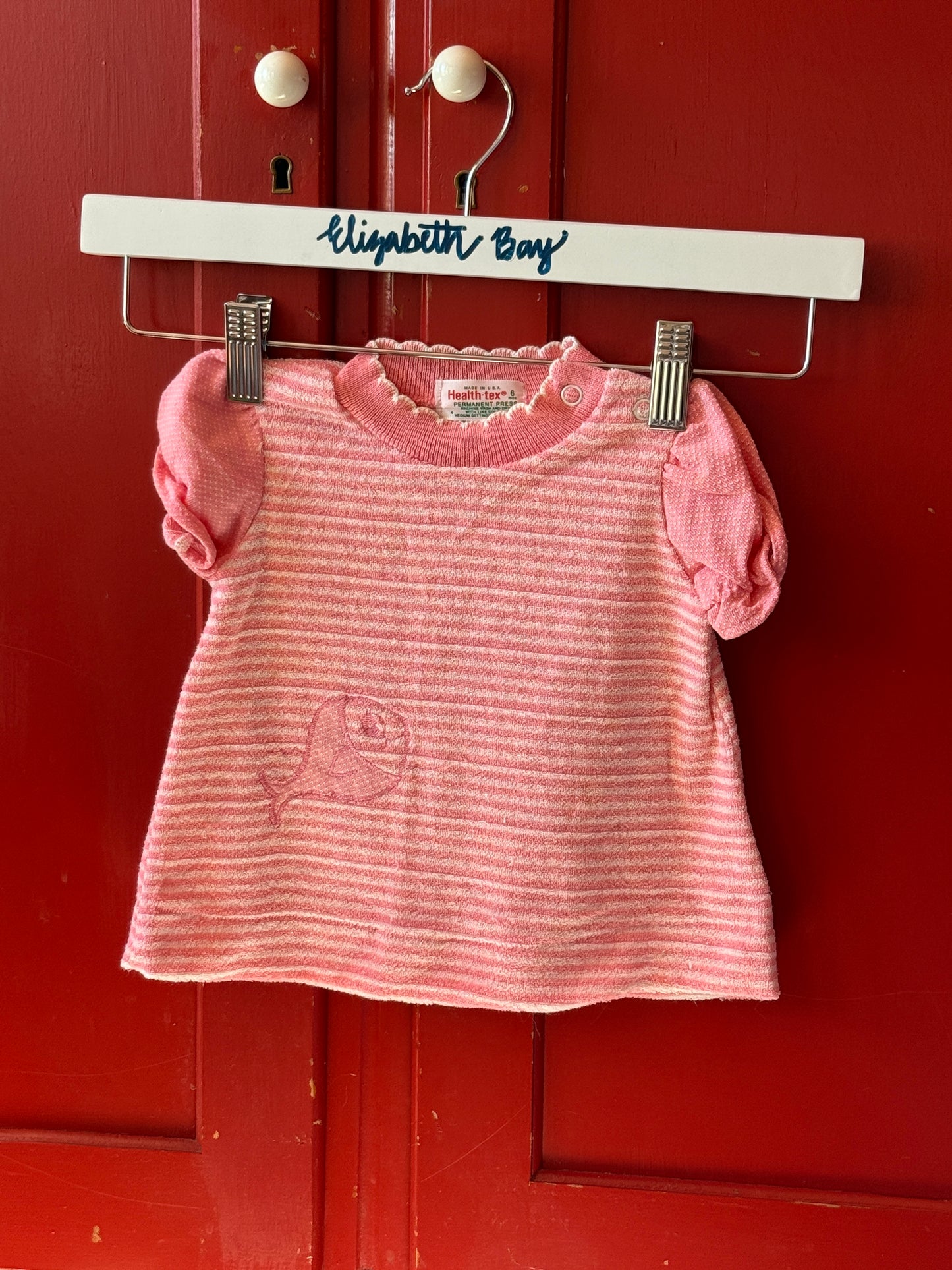 1970s Health-Tex Pink Whale Shirt