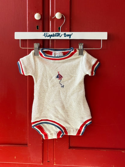 1970s Health-tex Sailboat Terry Romper