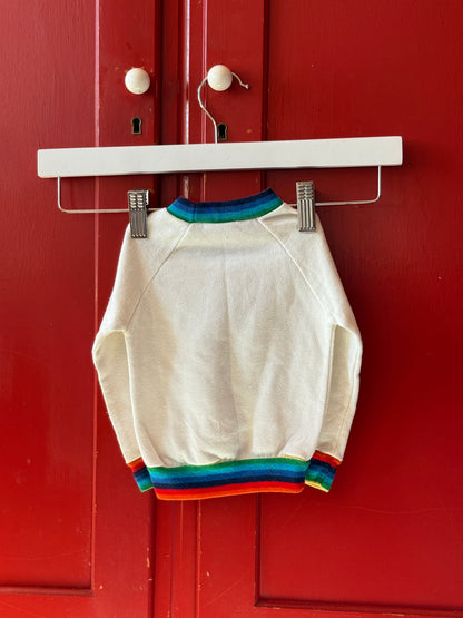 1970s Steamboat Rainbow Trim Sweatshirt