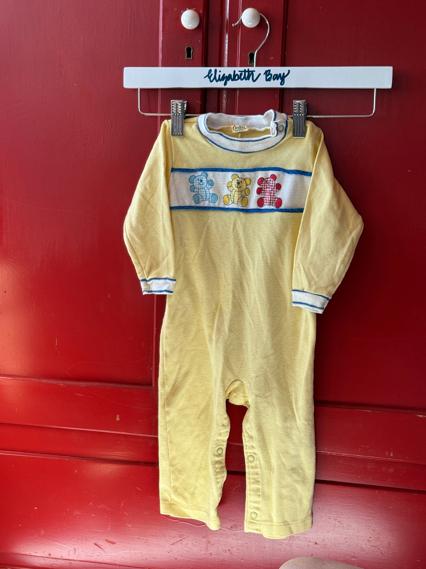 1970s Trio Teddy Romper
