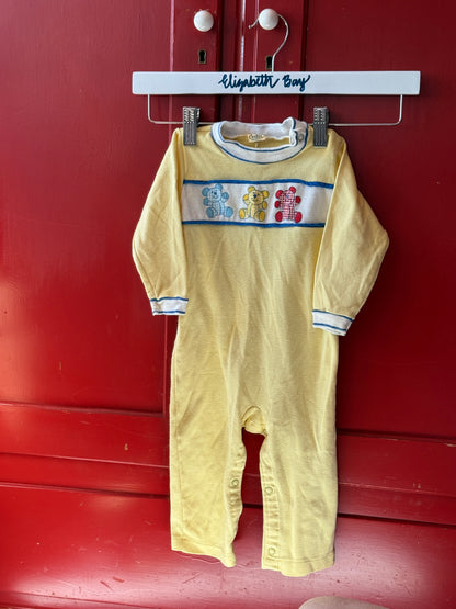 1970s Trio Teddy Romper