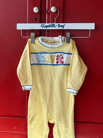 1970s Trio Teddy Romper