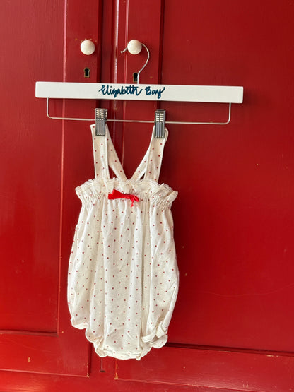 1970s Sweetheart Bubble Romper