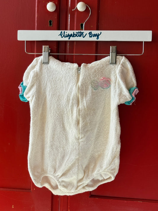 1960s Cotton Candy Terry Romper