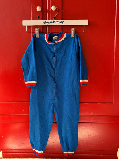 1970s All-American Knit Jumpsuit
