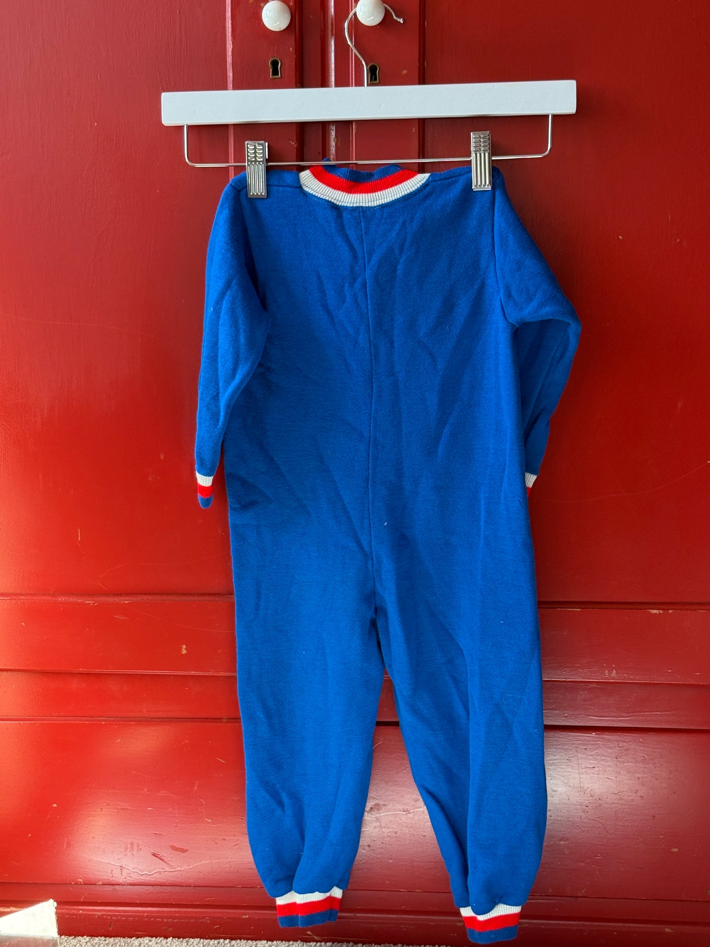 1970s All-American Knit Jumpsuit