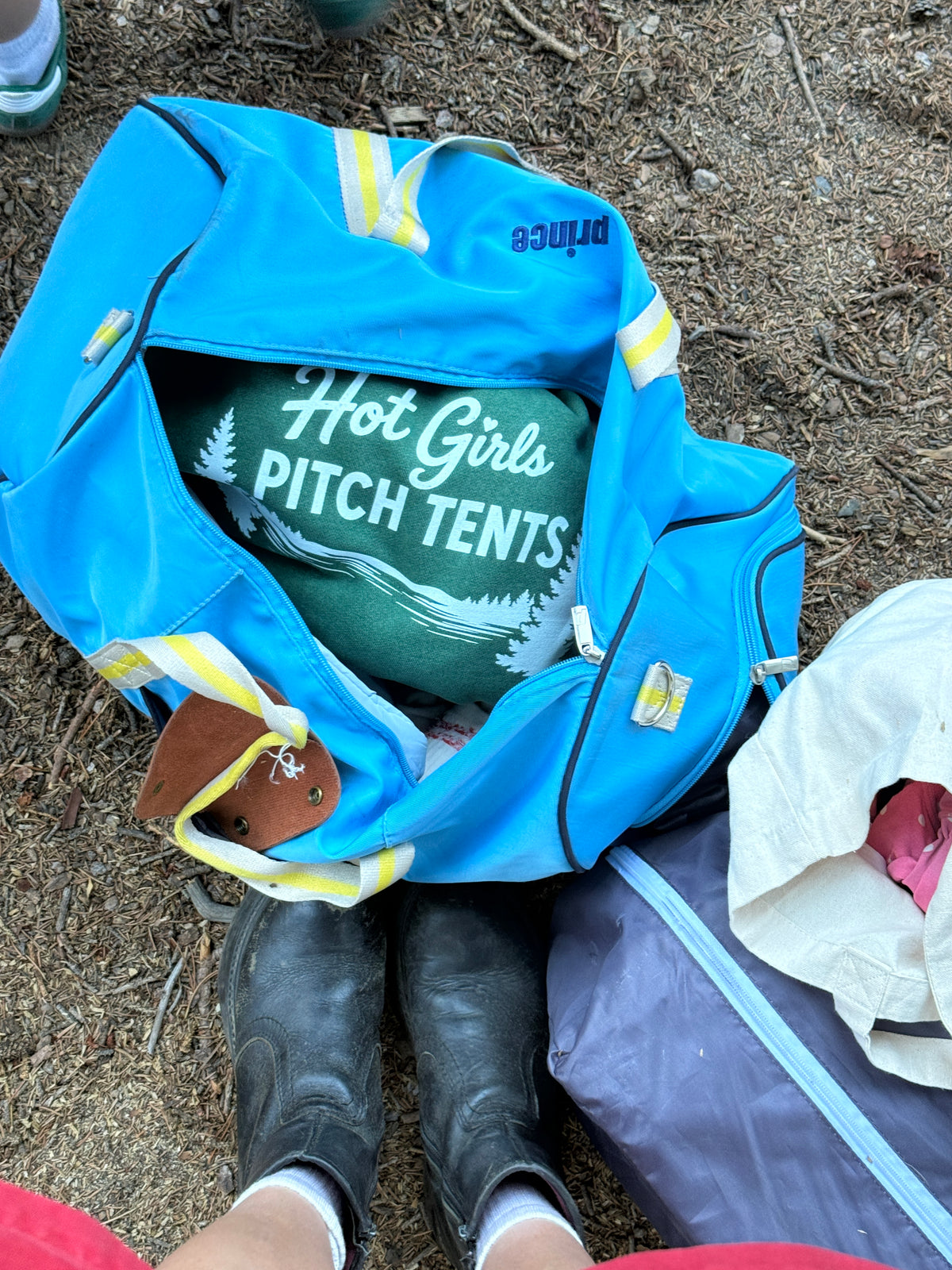 pitch a tent crewneck