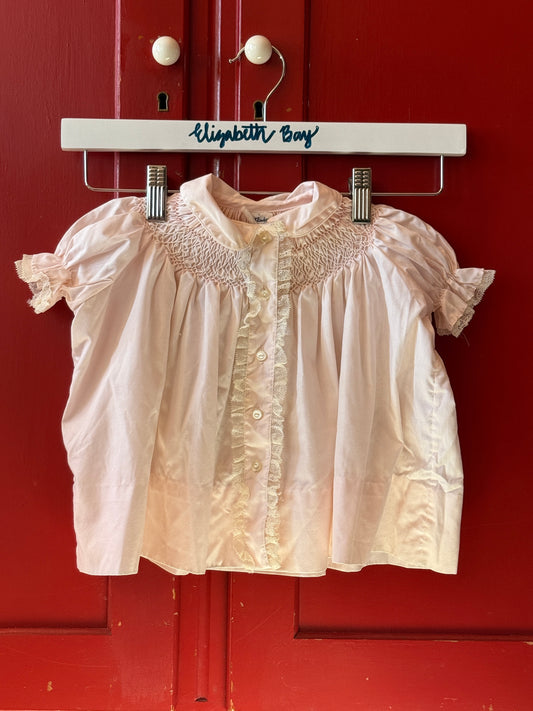 1960s Pink Lace Blouse