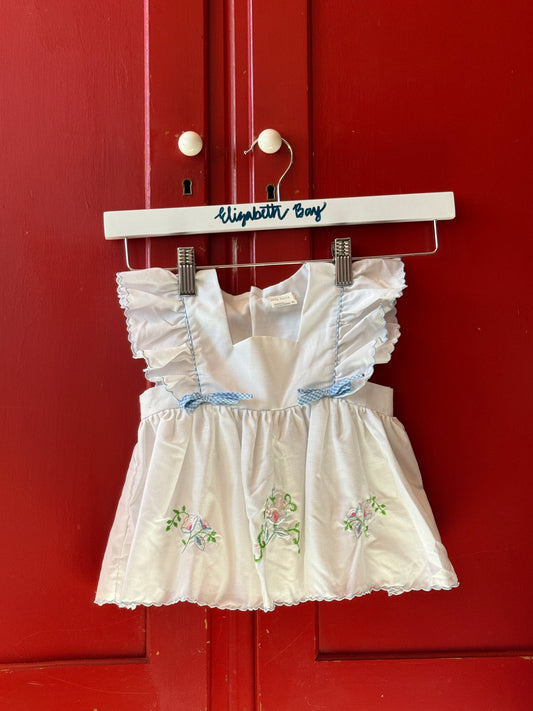 1960s Blue Gingham top