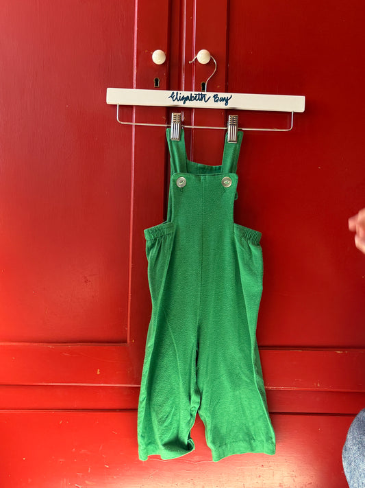 1970s Kelly Green Overalls