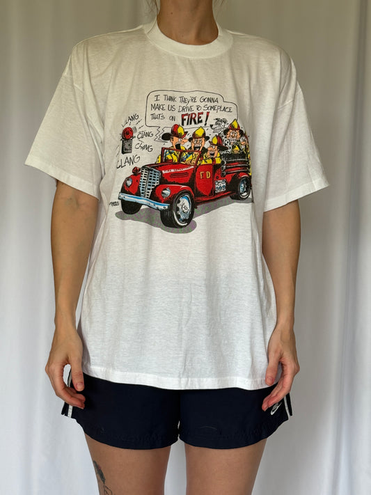 Fire Dept Tee | 90s