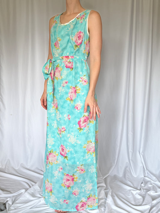 Chiffon Floral Maxi | 70s
