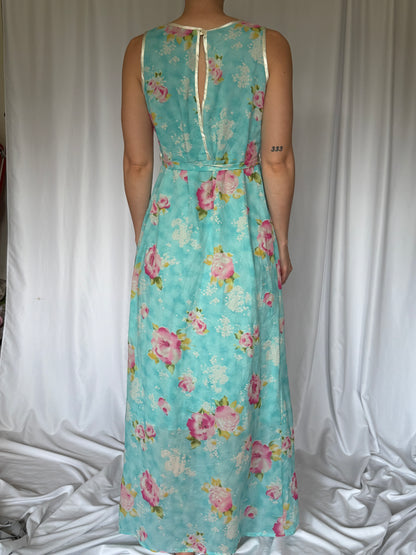Chiffon Floral Maxi | 70s