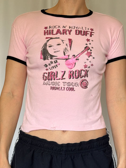 Hilary Duff Baby Tee | Y2K