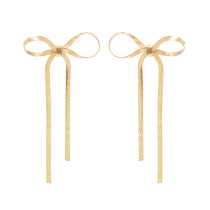 BOW EARRINGS | GOLD