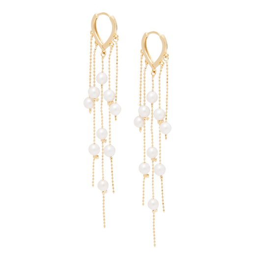 dirty good pearl earrings