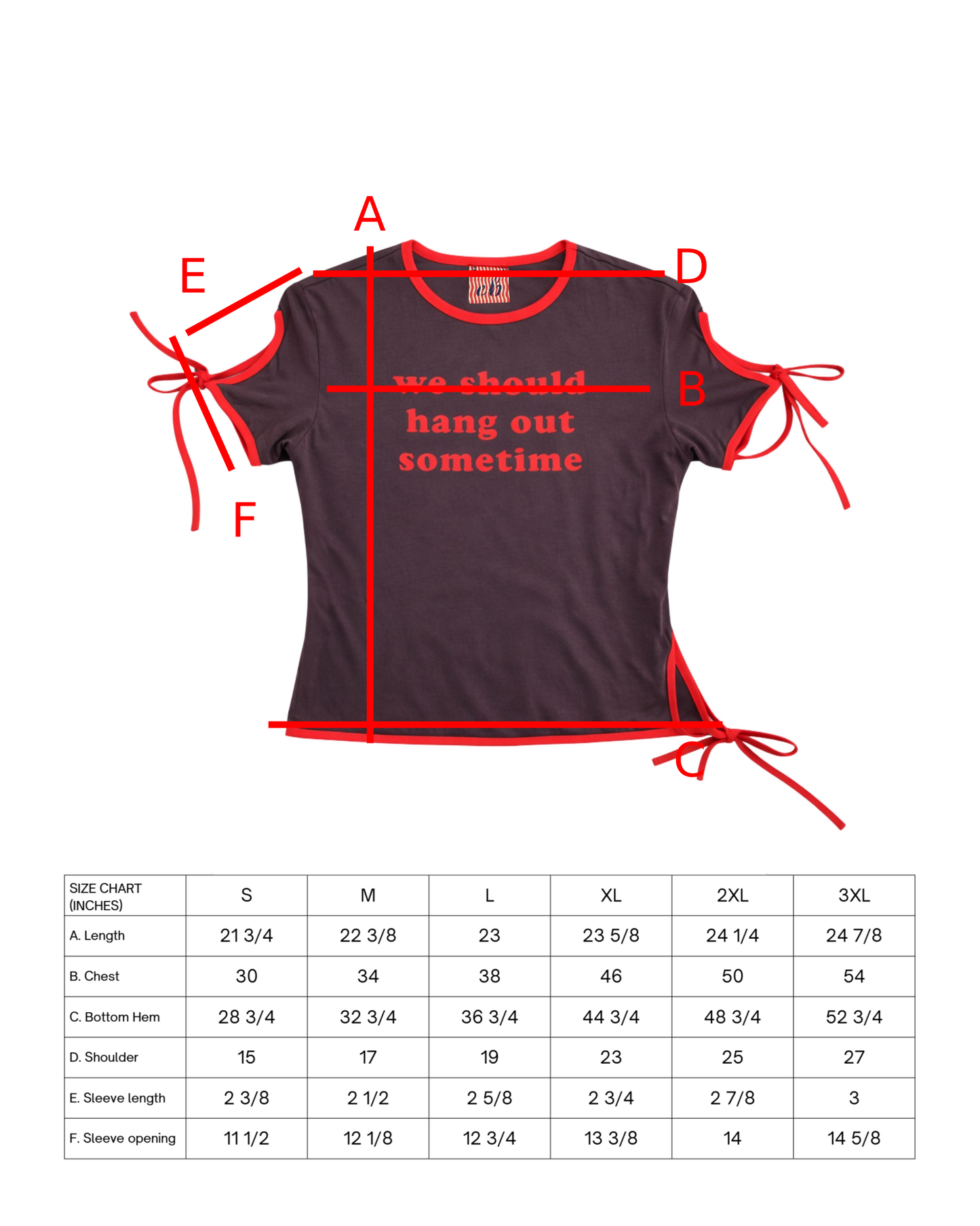 Quality time Tee - Chocolate and Cherry
