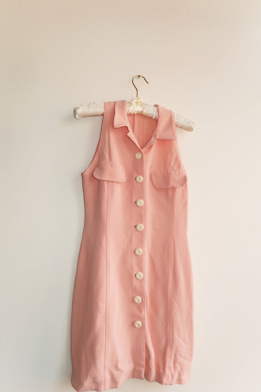 90s | Pink mini dress